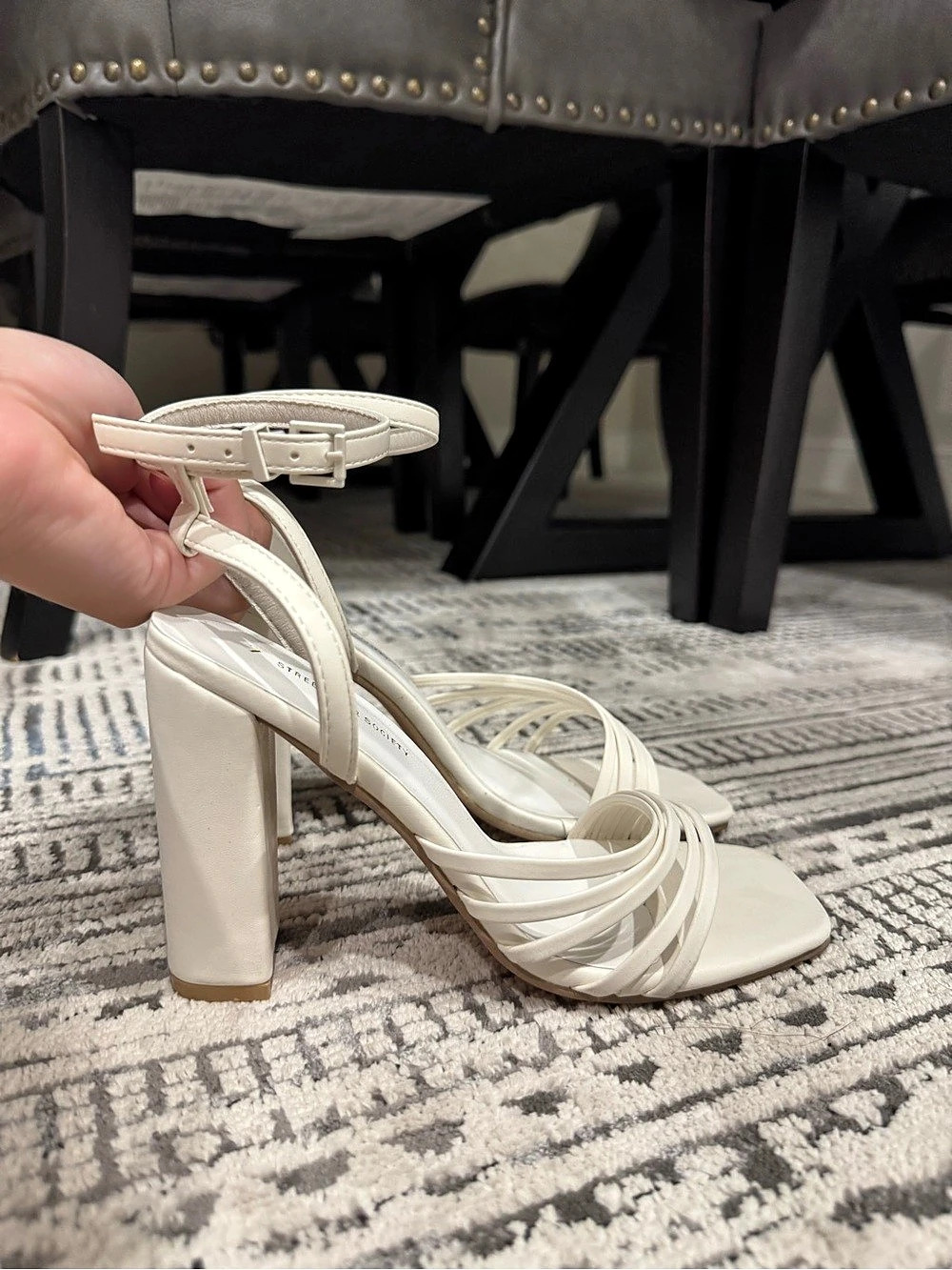 Streetswear society chunky heel